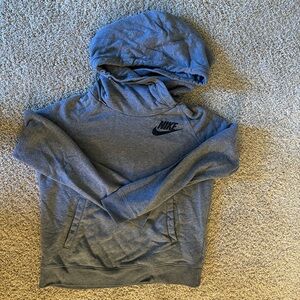 Nike hooded cowl neck sweatshirt Size M
